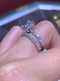 Double Band Engagement Ring
