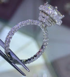 The Jasmine Engagement Ring With Lab Grown Diamond Center