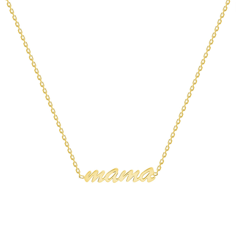 14K Yellow Gold mama Pendant