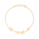 14K Gold MAMA Bracelet