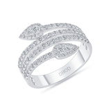 Gold Diamond Leaf Ring