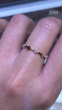 14K Gold Cross Band