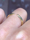 14K Gold Open Band