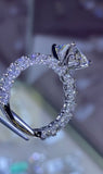 The Giselle Lab Grown Diamond Engagement Ring w/ 2.00 Carat Lab Grown Radiant Center Stone