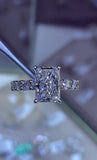 The Giselle Lab Grown Diamond Engagement Ring w/ 2.00 Carat Lab Grown Radiant Center Stone