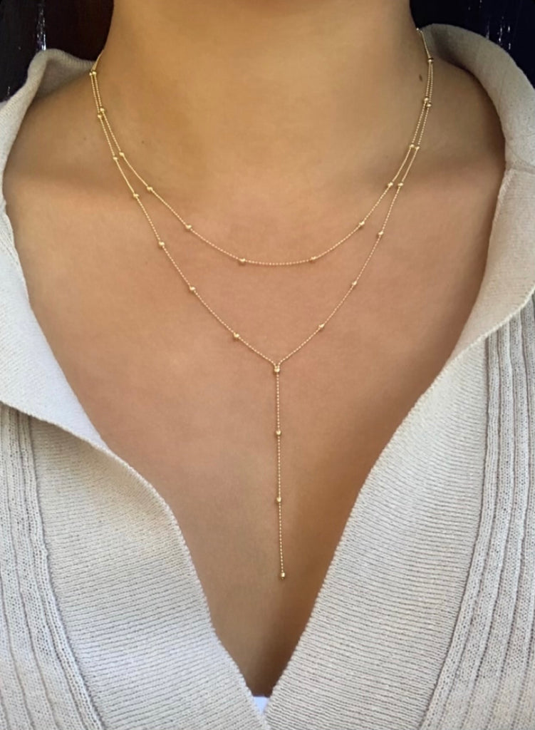14K Gold Layered Necklace – David's House of Diamonds